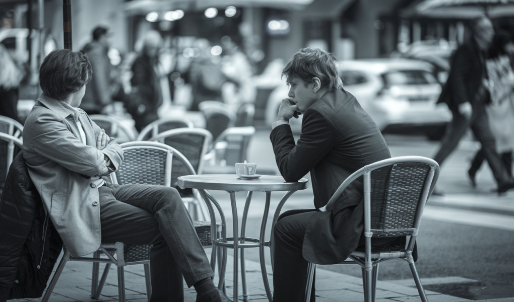 personnes-cafe-exterieur-desaccord-rue-animée