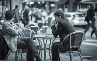 personnes-cafe-exterieur-desaccord-rue-animée