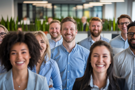 travailleurs-souriants-bureau-moderne-plantes