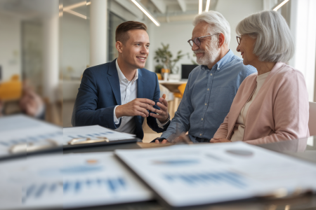 conseiller-couple-retraites-bureau-moderne
