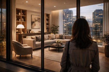 personne-fenetre-salon-moderne-vue-urbaine