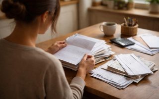 personne-dos-lettres-documents-table